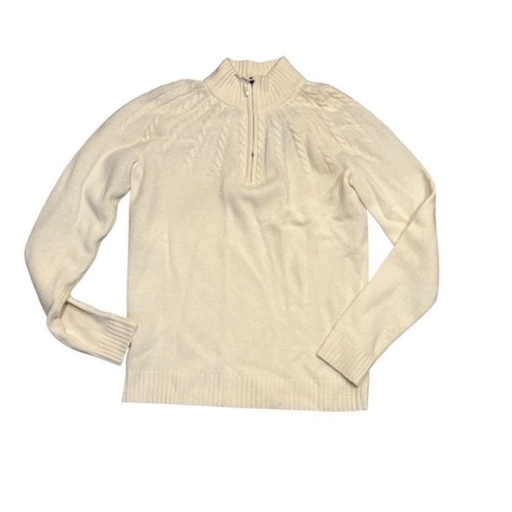 Vineyard vine cream marshmallow merino wool blend sweater NEW
